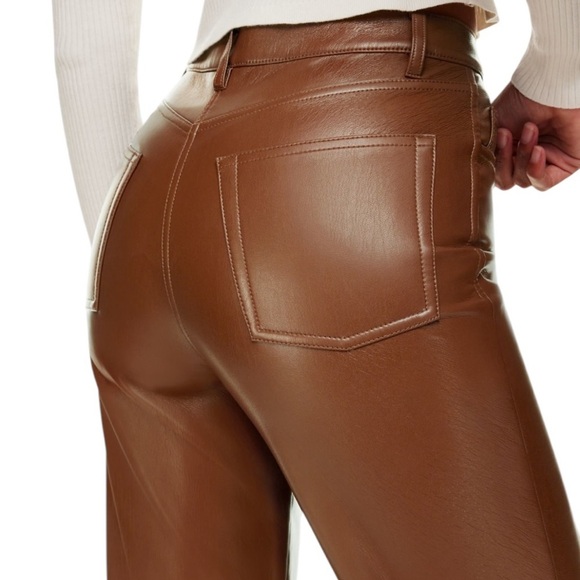 Wilfred Melina faux leather cropped pants size 8 excellent condition - Picture 5 of 9